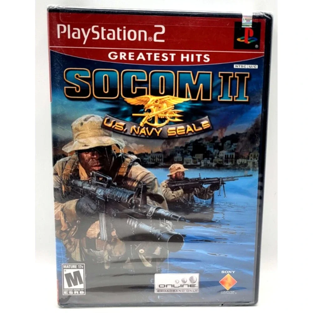 SOCOM II: US Navy Seals PS2 Greatest Hits PlayStation 2 Game  FACTORY SEALED NEW